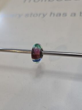 Trollbeads Multicolor Glass  Charm Bead for Women Jewelry